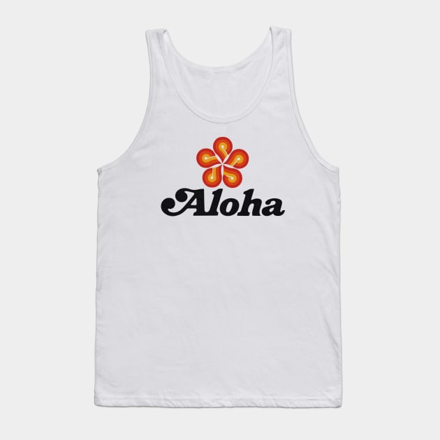 Defunct Aloha Airlines 1976 Tank Top by LocalZonly